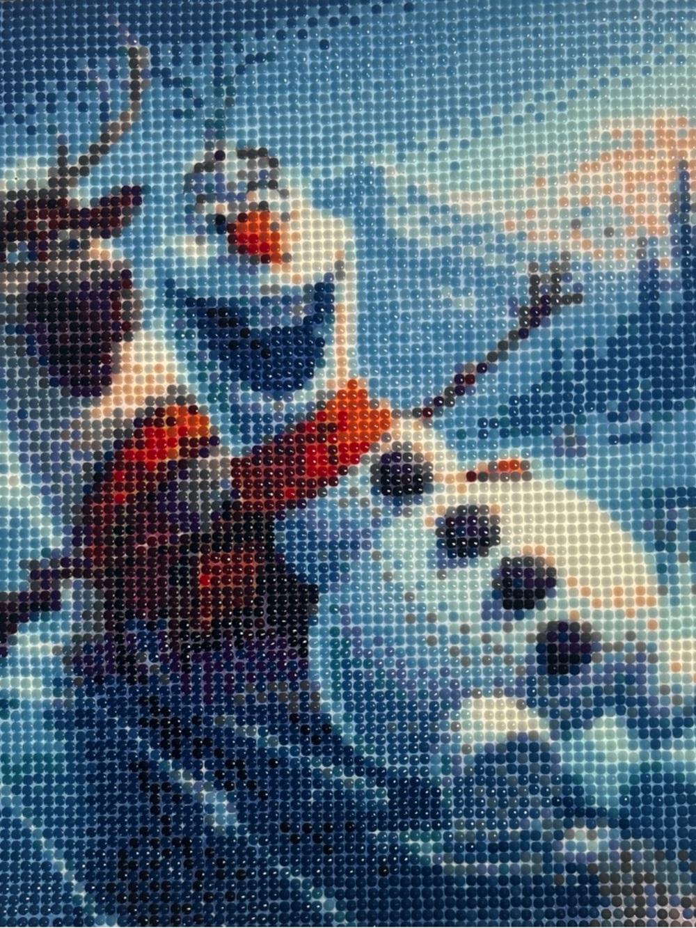 #15 Frozen Diamond Art Canvas with Olaf & Sven